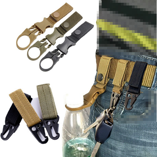 Nylon belt backpack molle - backpack, hook