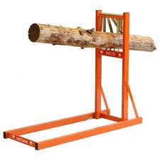 Quick Fire Wood Log holding Saw Horse Grips and Secures Fast and safely 