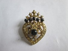 Vintage Black Beaded