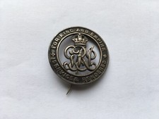 WW1 VINTAGE SERVICES RENDERED SILVER WOUND PIN BADGE No514389