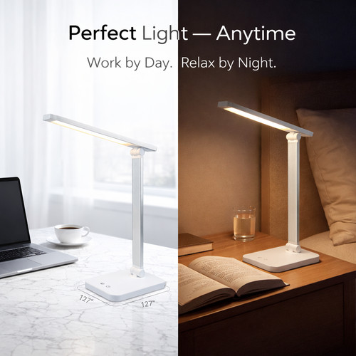 Led desk lamp with usb - led,