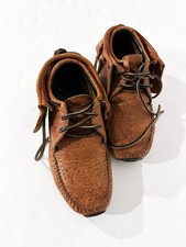 Visvim FBT JP Folk Brown Mens Size 8 Moccasins Sneakers Shoes