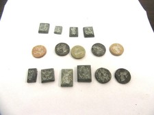 JOB LOT ANCIENT CARVED STONE