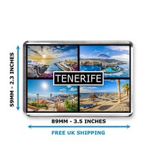 Tenerife - Jumbo Fridge Magnet - Exclusively By Mashed Designs