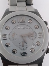 Unisex Adult Used Marc By Marc Jacobs Chronograph Quartz Wristwatch New Battery