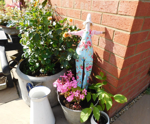 Scarecrow 72cm for gardens - ,