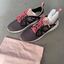 Size 8/9 (EU 42) Sophia Webster Fly By Sneaker Grey/pink VGC
