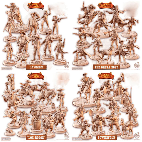 Complete cowboy miniature - cowboy,
