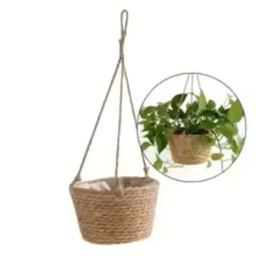 Macrame plant hanger jute rope - jute,