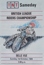 BELLE VUE SPEEDWAY PROGRAMME