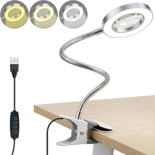 Magnifying glass with light - glass,
