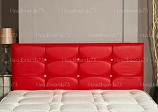 Faux leather cubed headboard 20 inches high