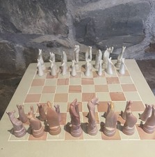 African animal chess set - african,