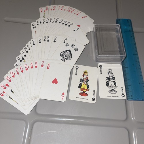 Vintage miniature playing - miniature,