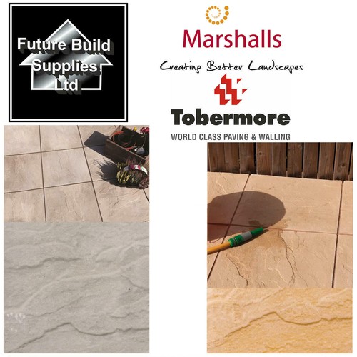 Paving slabs buff natural - , &