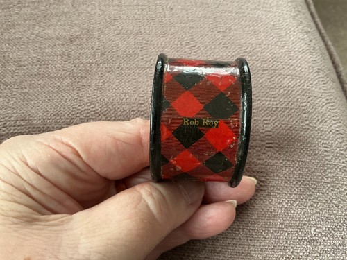 Mauchline tartanware napkin - tartanware,