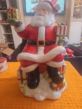 Santa Surrounded By Gift Xmas