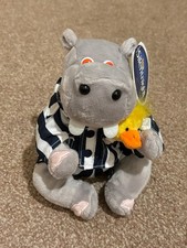 Silentnight Hippo in Pyjamas from Silent Night TV Advert Plush Soft Toy 9"