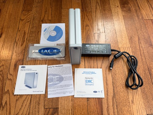 New lacie external 250gb - new,