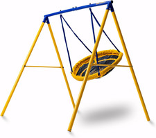 Metal Garden Swing Set for