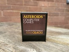 Rare Vintage Atari 400 800 Asteroids Game Cartridge Retro Gaming Collectable 