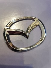 Genuine Mazda Logo Chrome Boot Badge Emblem