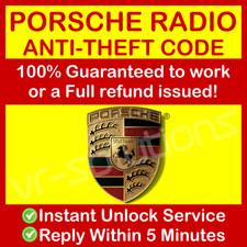PORSCHE RADIO CODE 962 930 993