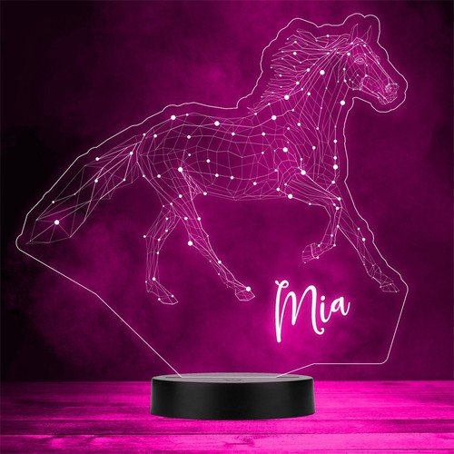 Style geometric horse - 3d,