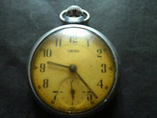 Smiths Chromed  Pocket Watch