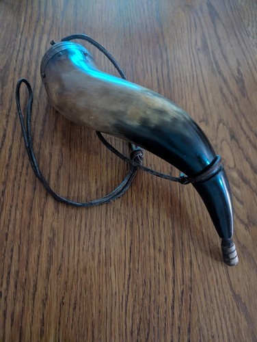 Antique powder horn - antique,