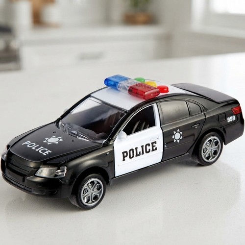 Exciting friction police car - exciting,
