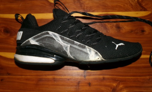 Puma black mesh - puma, wht