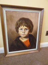 Vintage Crying Boy Giovanni