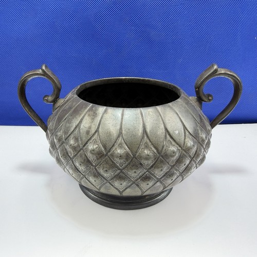 Pewter sugar bowl - bowl, antique