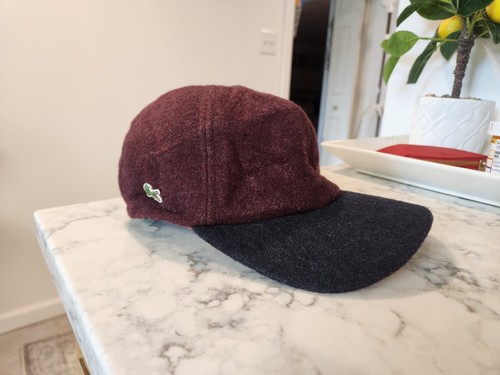 Vtg lacoste wool hat - lacoste, large