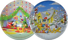2 x Disney Santa Treat Plates