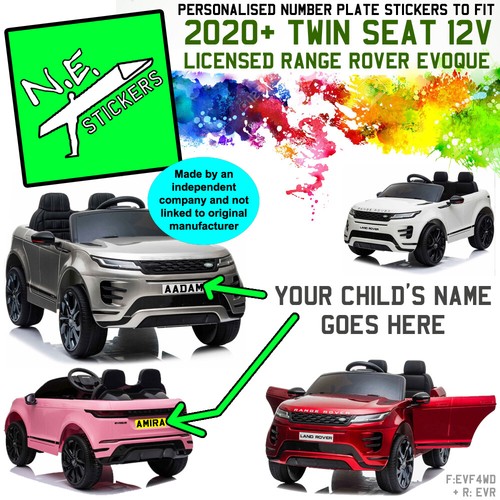 Personalised kids number