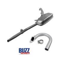 Lambretta Series 3 Standard Exhaust Flat End 004232