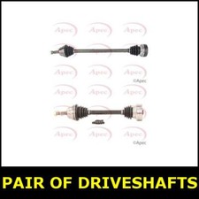 Pair Driveshaft Front Left