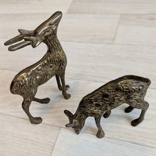 Vintage Solid Brass Pair Of