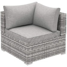 PE Rattan Wicker Corner Sofa