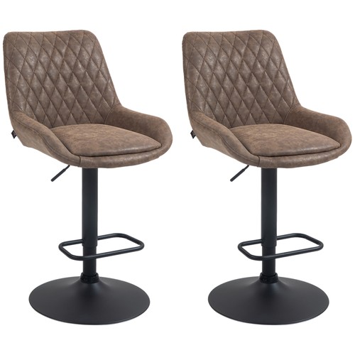 Homcom leather padded bar - padded,
