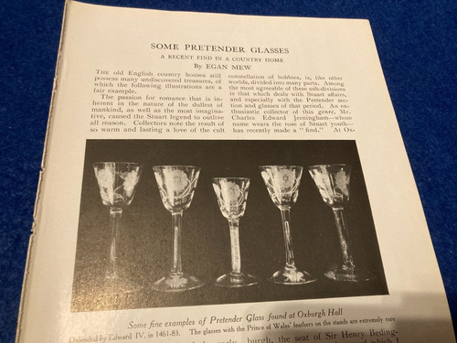 Jacobite glass oxburgh - ,
