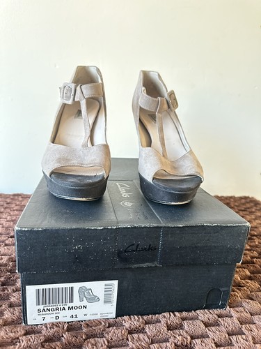 Clarks womens uk5d sangria - womens,