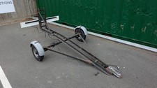 Single Motorbike Motorcycle Motocross Trailer With Fold Down Ramp & Light Board