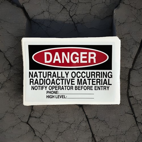 Danger radioactive material - danger,