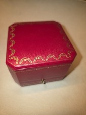 Authentic Cartier ring box- jewelry, luxury, empty box