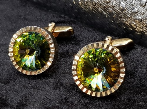 Pair vintage gold - gold, plated