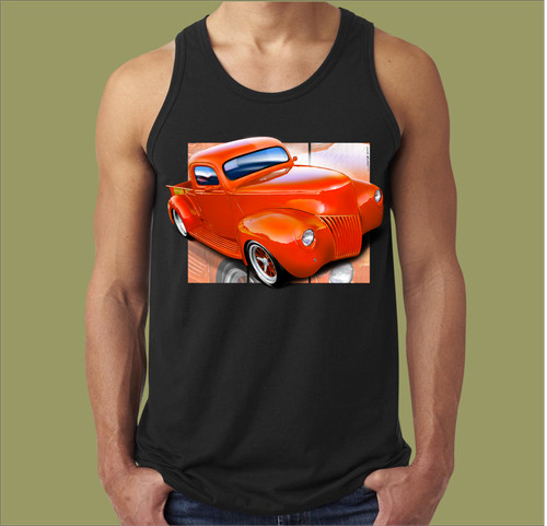 Pickup truck ford singlet - truck,