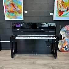Feurich 115 Upright Piano with SILENT SYSTEM in Black | Sherwood Phoenix Gallery